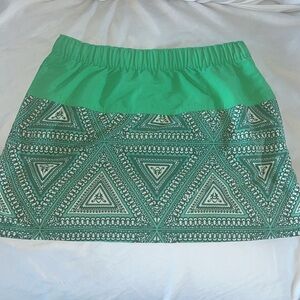 Patagonia Women’s Green Quick Dry Mini Skirt XS Eco Nylon Hiking Travel